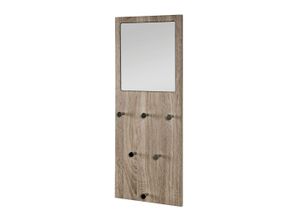 4001070427526 - Wandgarderobe (BHT 80x30x6 cm) Möbel