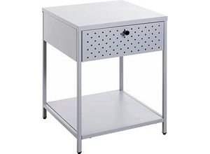 4001070521477 - Konsole Nachttisch Metall grau 400 x 400 x 530 cm 4001070521477 HAKU Möbel