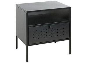 4001070525499 - Konsole Nachttisch Metall schwarz 450 x 350 x 500 cm 4001070525499 HAKU Möbel