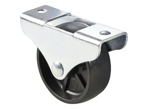 4001073018110 - Möbel-Bockrolle Radbreite 19 mm VE 20 Stk Ø 50 mm Tragfähigkeit 50 kg Wagner 4001073018110 - Möbel-Bockrolle Radbreite 19 mm VE 20 Stk Ø 50 mm Tragfähigkeit 50 kg Wagner