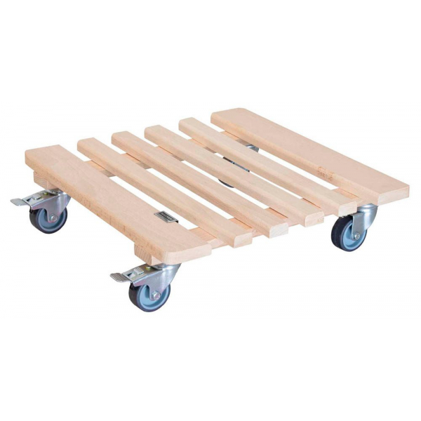 4001073032765 - Pflanzenroller GH 0329 Holz hellbraun quadratisch 380 x 100 cm 4001073032765 WAGNER design yourself