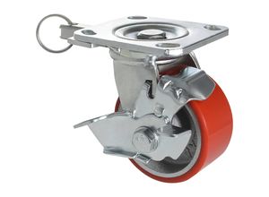 4001073035094 - Schwerlast-Lenk- Bockrolle 3 in 1 Tragkraft 230 kg Rad-Ø x Breite 100 x 50 mm ab 4 Stk Wagner