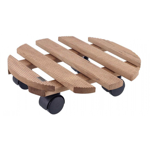 4001073490558 - Pflanzenroller COUNTRY GH 0183 Holz dunkelbraun rund 300 x 82 cm 4001073490558 WAGNER design yourself