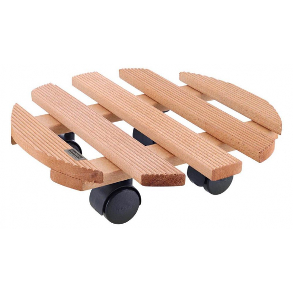 4001073490619 - Pflanzenroller COUNTRY GH 0182 Holz hellbraun rund 300 x 82 cm 4001073490619 WAGNER design yourself