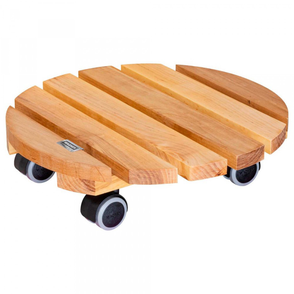 4001073493702 - Pflanzenroller GH 0262 Holz hellbraun rund 340 x 80 cm 4001073493702 WAGNER design yourself