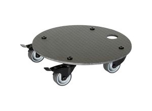 4001073496437 - Pflanzenroller Tragfähigkeit 100 kg HPL Ø 290 mm schwarz Wagner