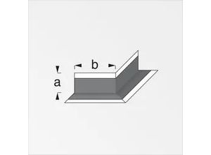 4001116005664 - alfer Aussenecken 125 mm 125 x 1625 mm PVC (Kunststoff) glatt grau