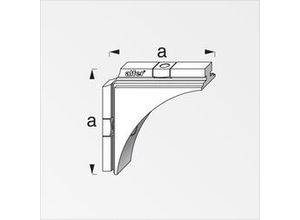 4001116037351 - Verbindungswinkel 485 mm Verbinder Winkel Profilverbinder - Alfer