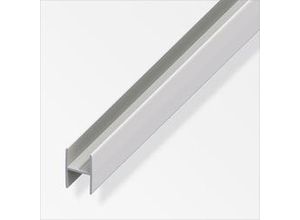 4001116180460 - alfer clampline-H-Profil 1 m 189 x 17 x 15 mm Aluminium eloxiert silber