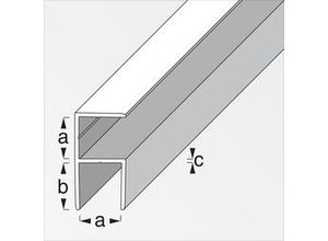 4001116180651 - Einfassprofil 159 x 18 x 1000 mm Profil Kantenprofil Abdeckprofil - Alfer