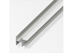 4001116180859 - alfer clampline-T-Profil 1 m 159 x 14 x 15 mm Aluminium eloxiert silber