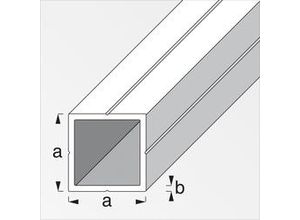 4001116211669 - Quadratrohr 155 x 155 x 1000 mm Vierkantrohr Vierkantprofil Hohlprofil - Alfer