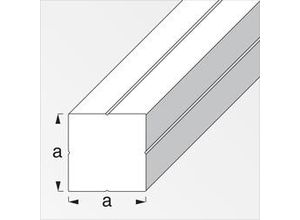 4001116252464 - Quadratstange 155 x 155 x 1000 mm Aluminium Vierkant Stange Quadrat - Alfer