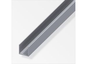 4001116254307 - Quadrat-U-Profil 235 x 235 x 2500 mm Aluminium Aluminiumprofil u Schiene - Alfer