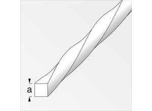 4001116346415 - Alfer - Vierkantstange 12 x 12 x 2000 mm Stahl Vierkant Eisenstange Vierkanteisen