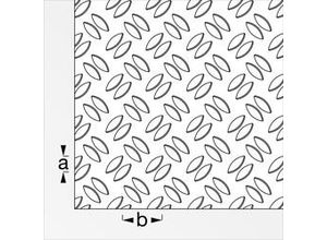 4001116382840 - Alfer - Gerstenkornblech 500 x 250 mm Bleche Riffelblech