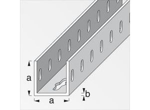 4001116391040 - U-Profil 10 x 14 x 1000 mm verzinkt Profil Metallprofil u Schiene - Alfer