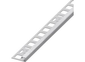 4001116701337 - alfer Quadrat-Profil 1 m 8 x 20 mm EdelStahl gebürstet edelstahl gebürstet