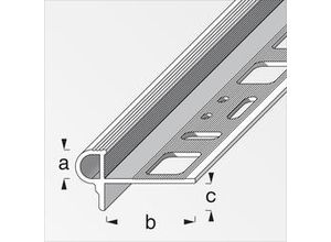 4001116725883 - alfer Treppenkantenprofil 25 m 8 x 245 x 75 mm Alu eloxiert silber