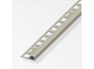 4001116730382 - Quadratprofil 25 m 8 x 195 mm Aluminium eloxiert titan Vierkantrohre - Alfer