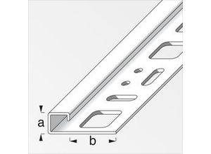 4001116731044 - Quadrat-Profil 10 x 195 x 1000 mm Profil Winkelprofil Kantenprofil - Alfer