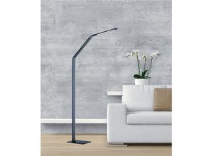 4001133458412 - Fischer&honsel - led Stehleuchte geri grau verstellbar dimmbar Lichtfarbe wählbar Höhe 133cm