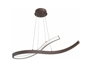 4001133604987 - - led Hänge Leuchte Decken Lampe Ess Zimmer Pendel Strahler rost geschwungen Fischer 60498