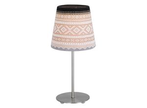 4001133958431 - Strick Optik Tisch Lampe Wohn Schlaf Zimmer Lese Leuchte Nacht Licht beige Honsel Leuchten 95843