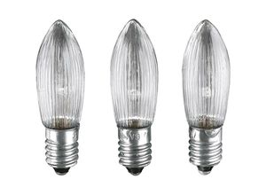 4001233919134 - Kerzenlampe 3W kl E10 34V Riffel 919134 - Hellum