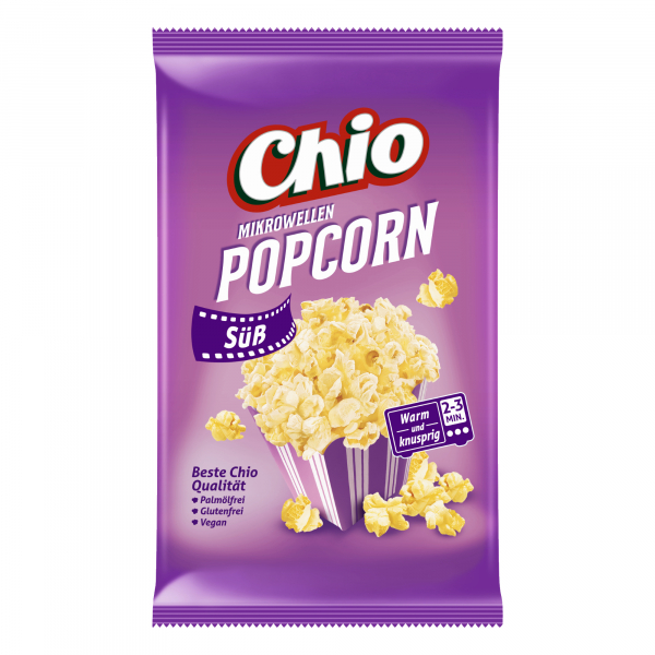 4001242108574 - Chio Mikrowellen Popcorn 2857 süß 100g 4001242108574 Inters