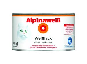 4001244749492 - - weiß Weißlack 300 ml weiß glänzend Lack Universallack Innen Außen