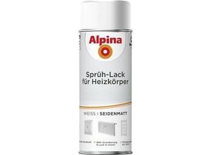 4001244765065 - Sprühlack für Heizkörper 400 ml weiß seidenmatt Sprühlacke - Alpina