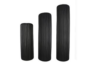 4001250564713 - Bodenvase CASABLANCA BY GILDE Vase Fjord schwarz H 58 cm schwarz B16cm H58cm T16cm Ø16cm Keramik Vasen