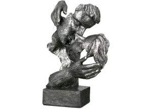 4001250893158 - Dekofigur GILDE Skulptur Addiction anthrazit Dekofiguren Gr B H T 19 cm x 28 cm x 12 cm grau (anthrazit) Deko-Objekte anthrazit Polyresin