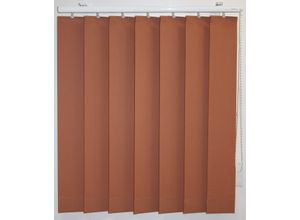 4001442267026 - Lamellenvorhang Montana Jalousien Gr 190 cm 125 cm orange (terra) Lamellen Wunschmaß