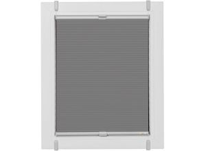 4001442384532 - Plissee Start-up Style Honeycomb Plissees Gr 205 cm zweiseitig verschiebbar 79 cm bunt (grau silberfarben silberfarben) Plissees ohne Bohren verspannt mit Simply-Fix Klemmträger Wabenplissee nach Maß