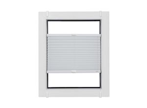4001442705146 - Plissee Start-up Style Crush weiß (weiß weiß) B50cm H100cm Obermaterial 80% Polyester 15% Metall 5% Kunststoff Plissees nach Maß