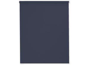 4001442725823 - Seitenzugrollo Youngstyle Uni blau (marine weiß) Rollos Kinder 180cm stufenlos positionierbar Bedienseite rechts 202cm Polyester Aluminium Kunststoff B202cm H180cm