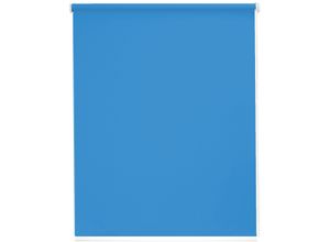 4001442726356 - Seitenzugrollo Young Style Blackout blau (blau weiß) Rollos Kinder 180cm stufenlos positionierbar Bedienseite rechts 142cm Polyester Aluminium Kunststoff B142cm H180cm