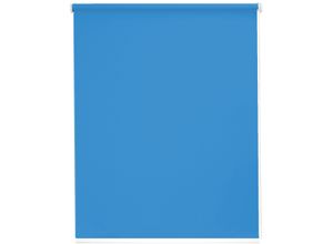 4001442726684 - Seitenzugrollo Young Style Blackout blau (blau weiß) Rollos Kinder 180cm stufenlos positionierbar Bedienseite rechts 202cm Polyester Aluminium Kunststoff B202cm H180cm