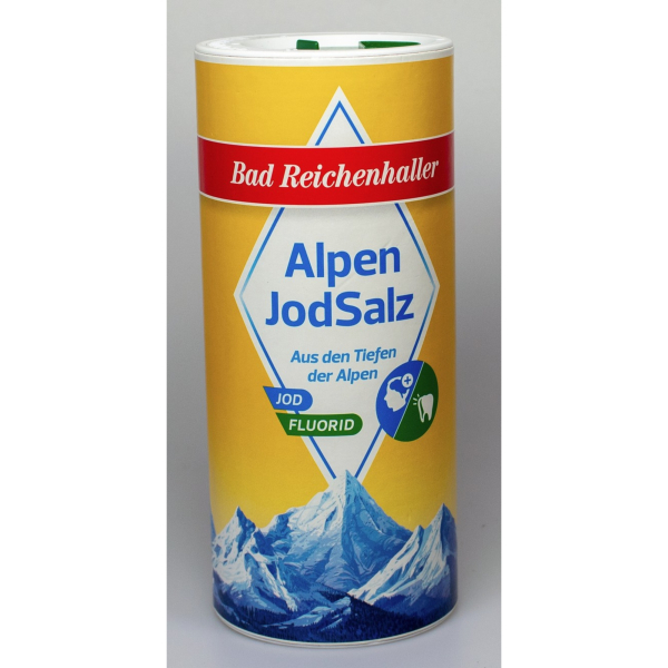 4001475104671 - Alpen Jodsalz mit Fluorid 500g 4001475104671 500 Gramm 4001475104671 - Alpen Jodsalz mit Fluorid 500g 4001475104671 500 Gramm
