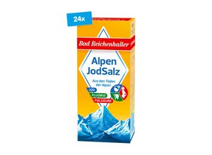 4001475105012 - Bad Reichenhaller Jodsalz Fluorid + Folsäure 500 g 24 er Pack