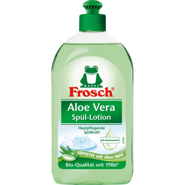 4001499944536 - Handspülmittel Aloe Vera Lotion feuchtigkeitsspendend grün Flasche mit 500 ml