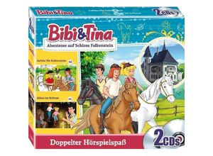 4001504125684 - Bibi & Tina - 66 + 44 - Bibi & Tina - Abenteuer auf Schloss Falkenstein2 Audio-CDs - Bibi & Tina (Hörbuch)