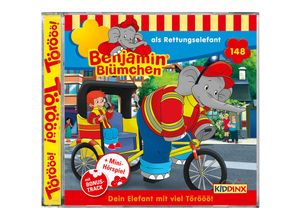 4001504255480 - Benjamin Blümchen - 148 - Benjamin Blümchen als Rettungselefant - Benjamin Blümchen (Hörbuch)