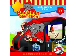 4001504265342 - Benjamin Blümchen - 34 - Benjamin Blümchen als Lokomotivführer - Benjamin Blümchen (Hörbuch)