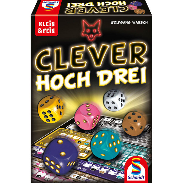 4001504493844 - Clever hoch Drei Würfelspiel 4001504493844 SCHMIDT