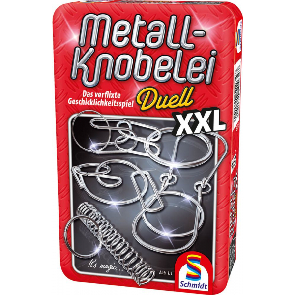 4001504512347 - MBS Metall Knobelei XXL in Metalldose Geschicklichkeitsspiel 4001504512347 Schmidt 4001504512347 - MBS Metall Knobelei XXL in Metalldose Geschicklichkeitsspiel 4001504512347 Schmidt