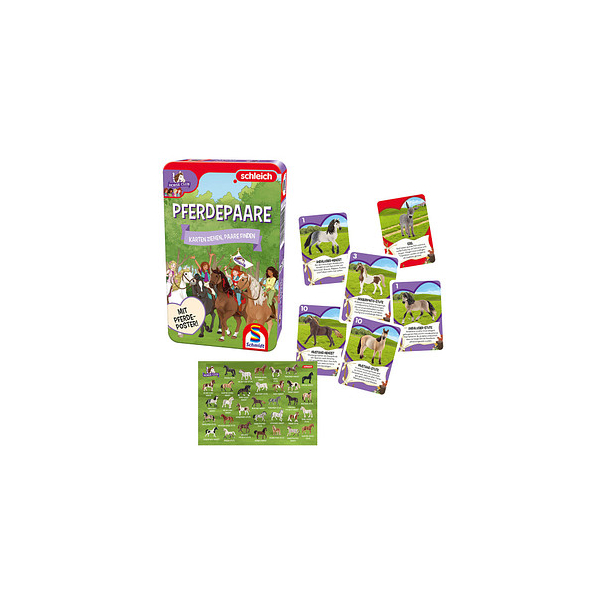 4001504514495 - Schleich Horse Club - Pferde Paare Kartenspiel 4001504514495 Schmidt