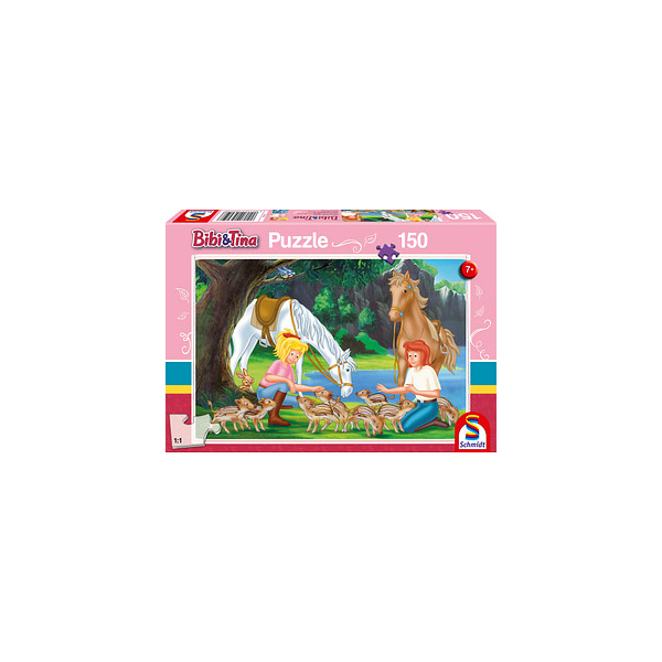 4001504560508 - Bibi & Tina Am Steinbruch Puzzle 150 Teile 4001504560508 Schmidt